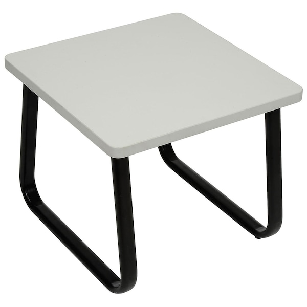 Square Coffee Table, Gray Top, 20 x 20